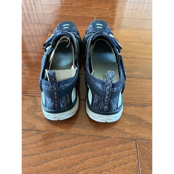 Dr Scholls Sandals Womens 11 M Andrews Fisherman Closed Toe Flats Gray Fabric - Picture 10 of 11